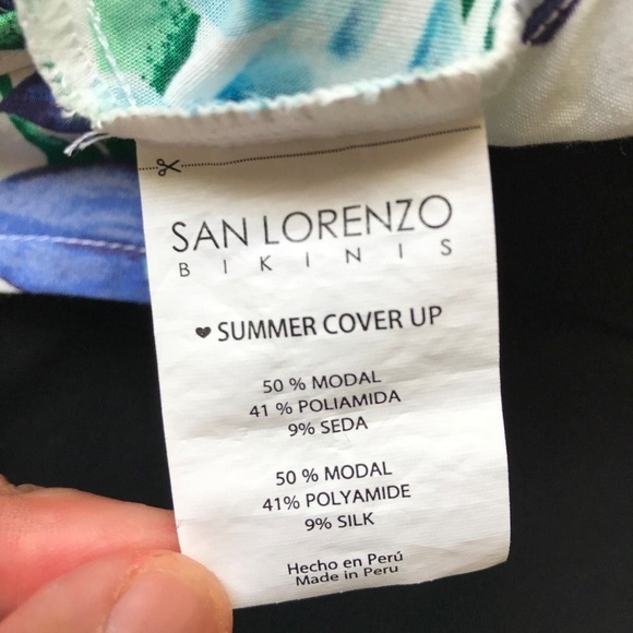 San Lorenzo Small Coverup Bikini Halter TopCropped - Picture 6 of 6